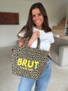 NICE BAG – LEOPARD PRINT – M (40x14x30cm)