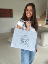 BOLSA GRENOBLE - GRIS CLARO - M (35,5x11x28,5cm)