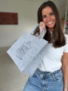 BOLSA GRENOBLE - GRIS CLARO - M (35,5x11x28,5cm)