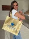 DRAAGTAS MIAMI - GOUD - (42x12x35 cm)