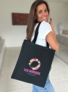 TOTEBAG "WENEN" - ZWART (35x38,5cm)