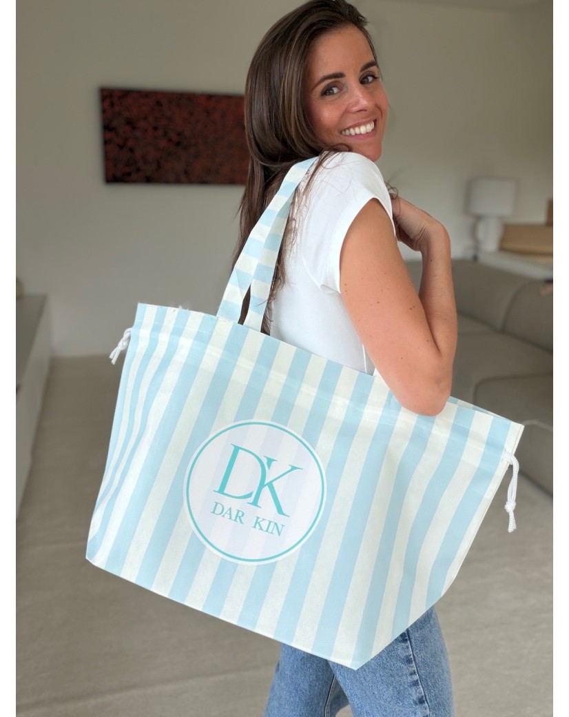 Tasche NICE LINEA Blau – L (58 x 24 x 35 cm)