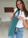 DRAAGTAS OXFORD - RIBFLUWEEL GROENBLAUW (41,5x10x39cm)