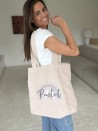 SAC OXFORD - VELOURS BEIGE (41,5x10x39cm)