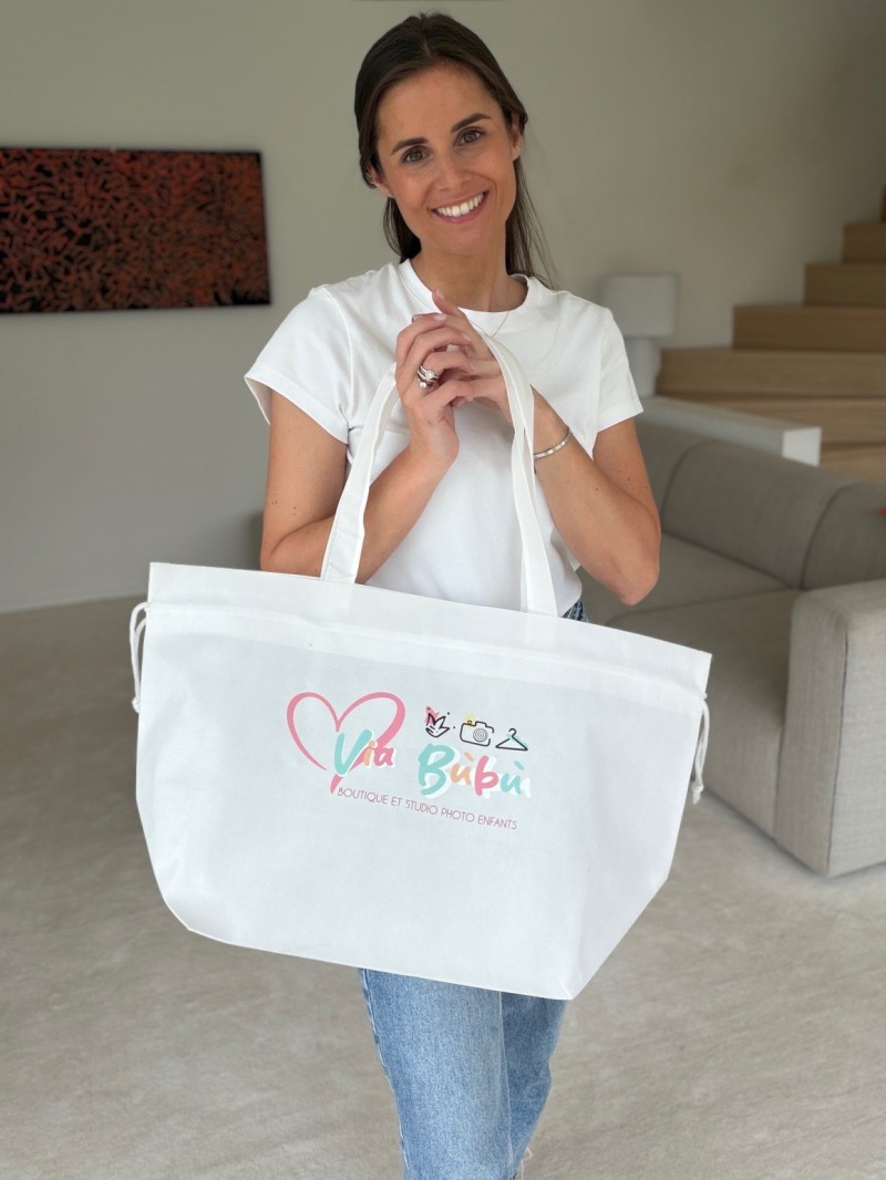 SAC NICE BLANC L (58x24x35cm)