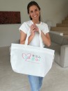 TRAGETASCHE NICE WEISS L (58x24x35cm)