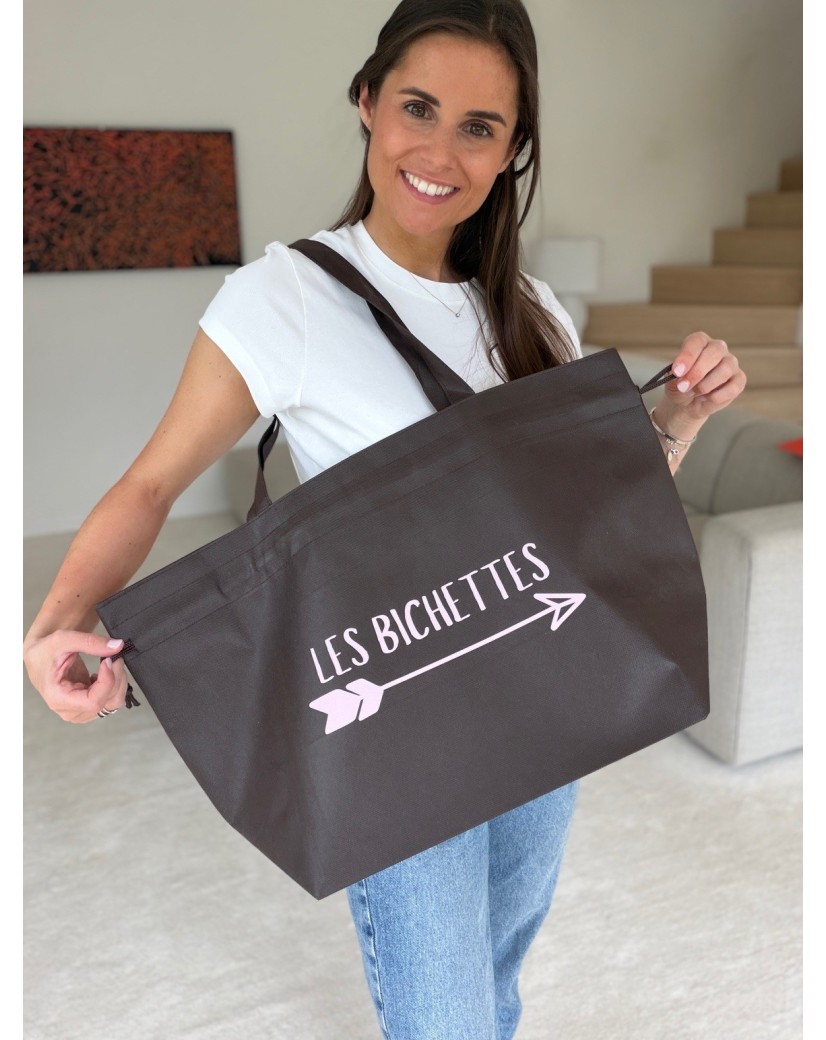 BOLSA NICE MARRÓN L (58x24x35cm)