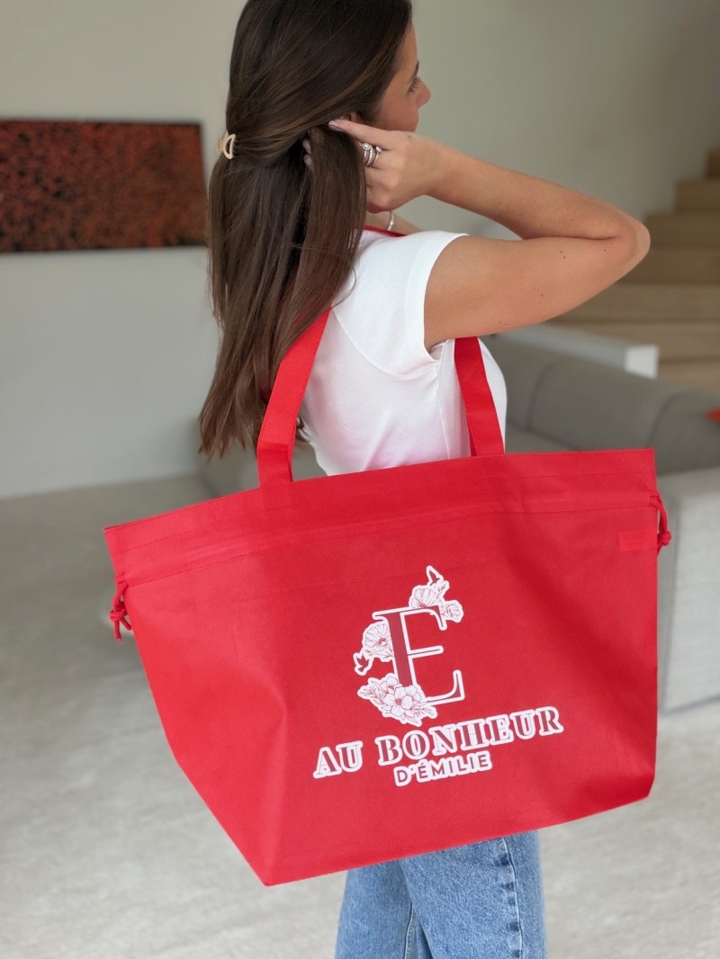 Bolso reutilizable Nice Rojo L (58x24x35cm)