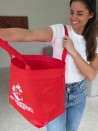 Nice Reusable Bag Red L (58x24x35cm)