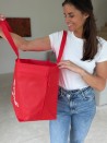 Nice Tragetasche Rot L (58x24x35cm)