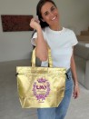 TASCHE NICE GOLD – M (40x14x30 cm)