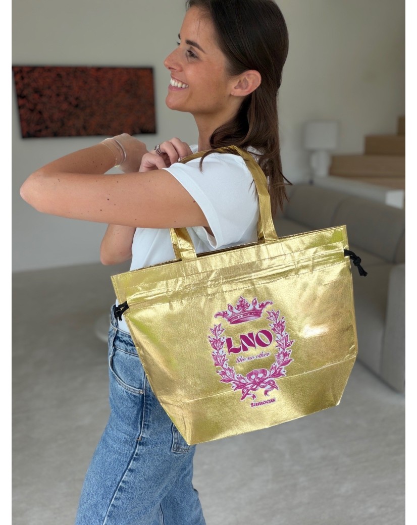 NICE BAG GOLD – M (40x14x30 cm)