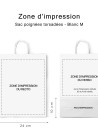 Sac Kraft Blanc M Torsadé – Votre Logo s’y Sentira Bien !