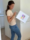 Bolsa Kraft Blanca M – Tu Logo Estará Como En Casa Aquí
