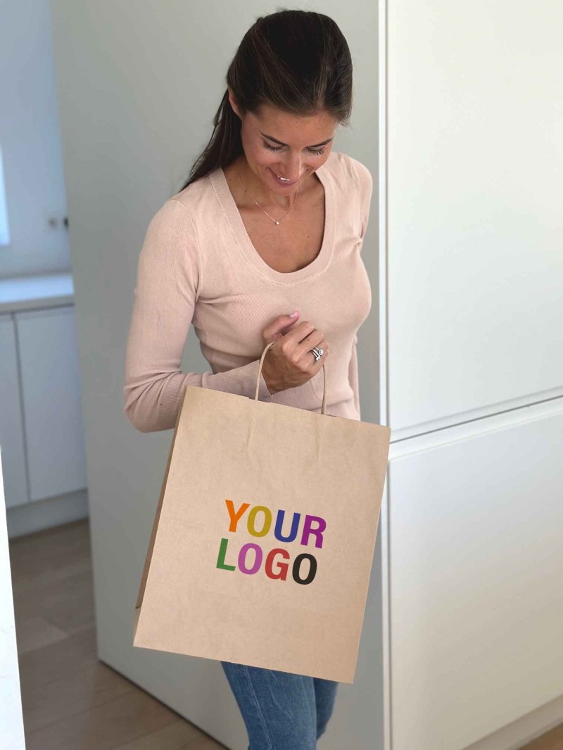 Bolsa Kraft M Cuadrada – Un Formato Amplio Para Tu Imagen