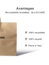 Sac kraft M Carré – Un Format Généreux Pour Votre Image