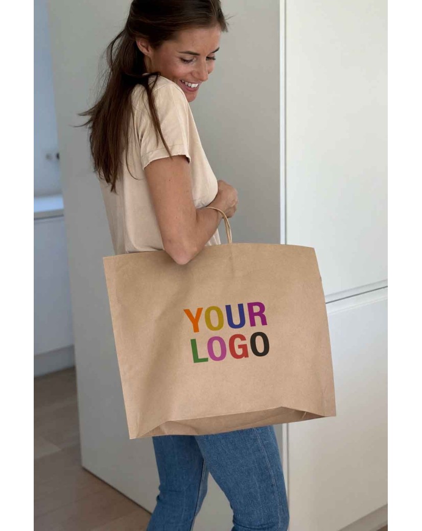 BOOT PAPIEREN TAS - KRAFT L (60X16X45CM)