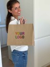 Bolsa kraft M Horizontal Asas Negras – Sencilla Y Personalizable