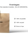 Kraft Bag M Horizontal – Practical, Pro & Customizable