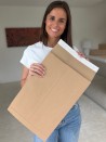 Shipping Envelopes in Kraft Mango Model - Kraft M (30x7x45,5cm)