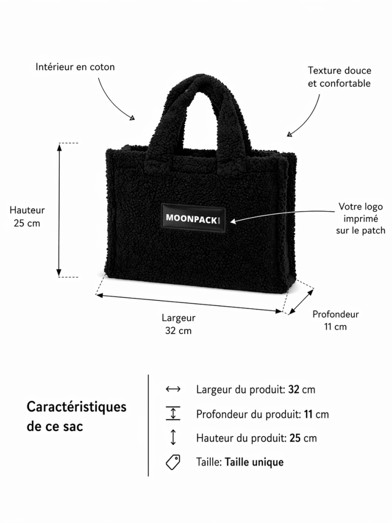 SAC TEDDY NOIR