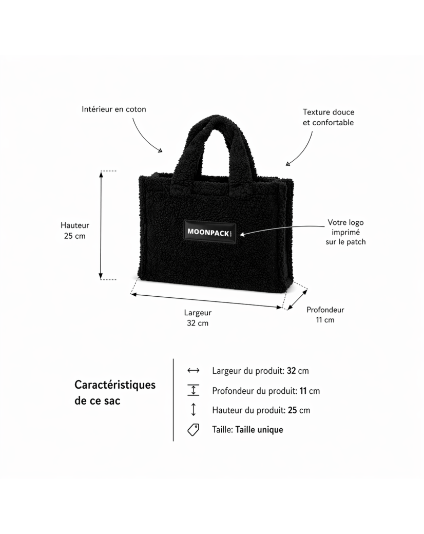 SAC TEDDY NOIR