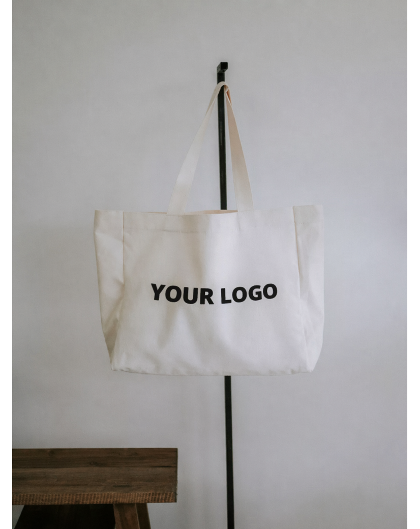 BAUMWOLLTASCHE "NANCY" - NATUR (43x15x36 cm)