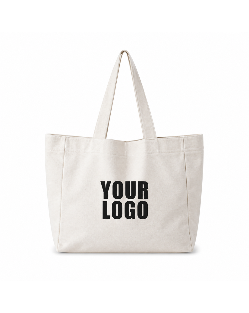 COTTON BAG "NANCY" - NATURAL (43x15x36 cm)