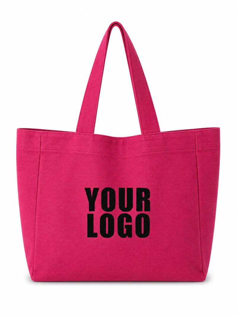 BOLSA DE ALGODÓN "NANCY" – FUCHSIA (43x15x36cm)