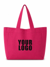 BOLSA DE ALGODÓN "NANCY" – FUCHSIA (43x15x36cm)