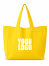 SAC COTON "NANCY" - JAUNE 💛  (43x15x36cm)