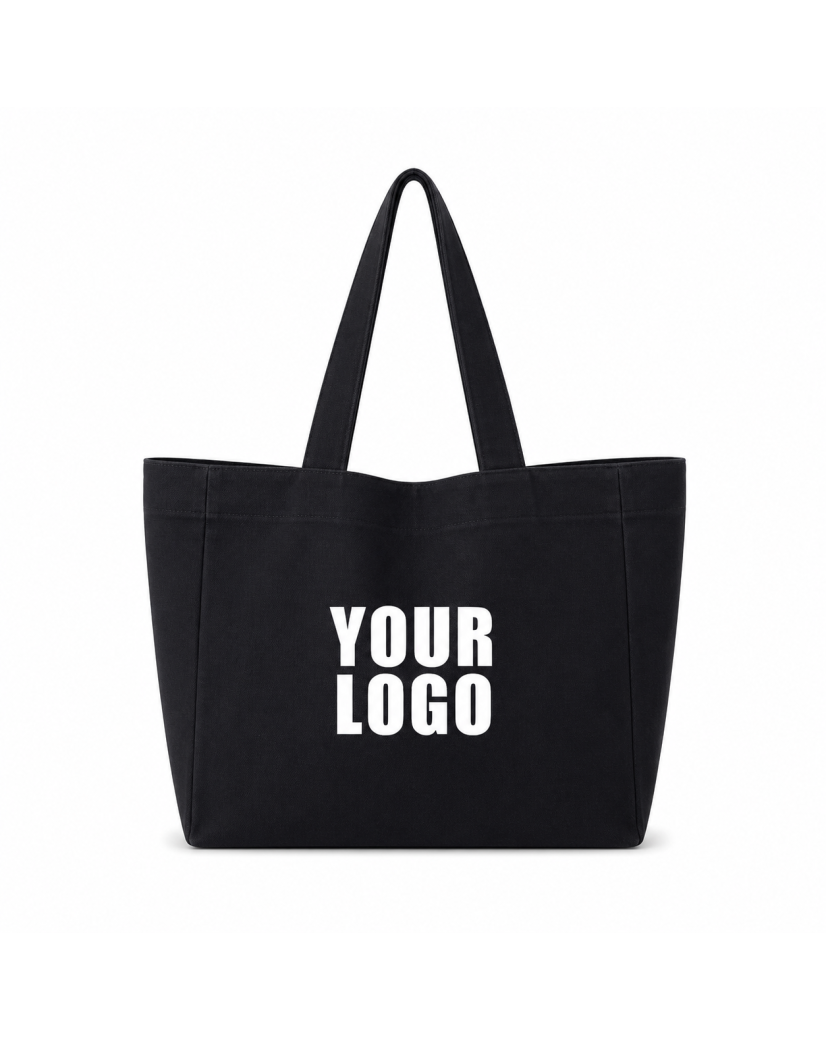 COTTON BAG "NANCY" – Black (43x15x36cm)