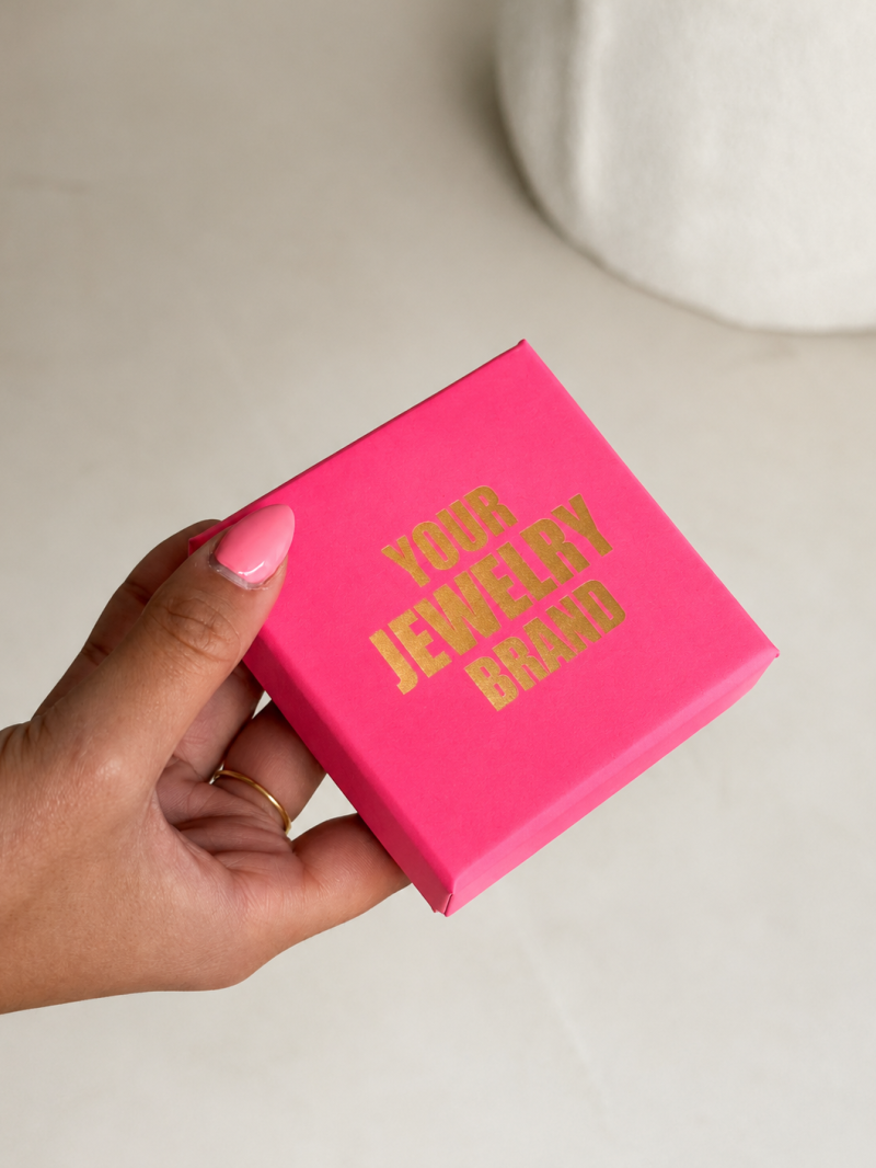 Joyero negro personalizado, ¡venda sus joyas con estilo!