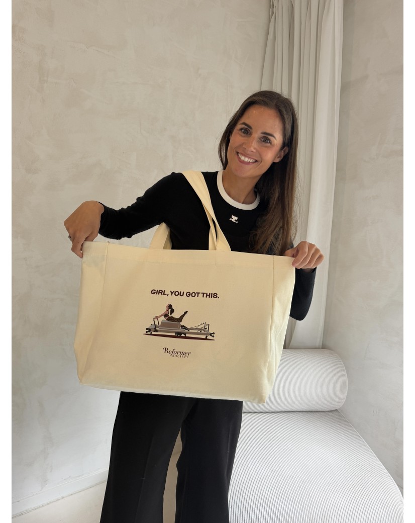 SAC COTON  "NANCY" - NATUREL (43x15x36cm)