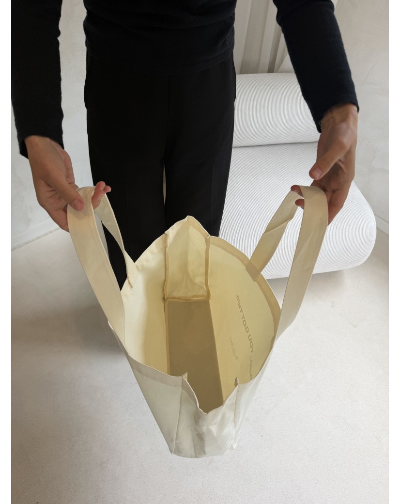 BAUMWOLLTASCHE "NANCY" - NATUR (43x15x36 cm)