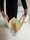 COTTON BAG "NANCY" - NATURAL (43x15x36 cm)