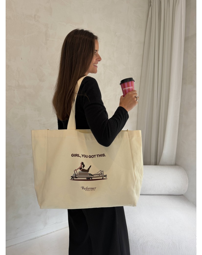 SAC COTON  "NANCY" - NATUREL (43x15x36cm)