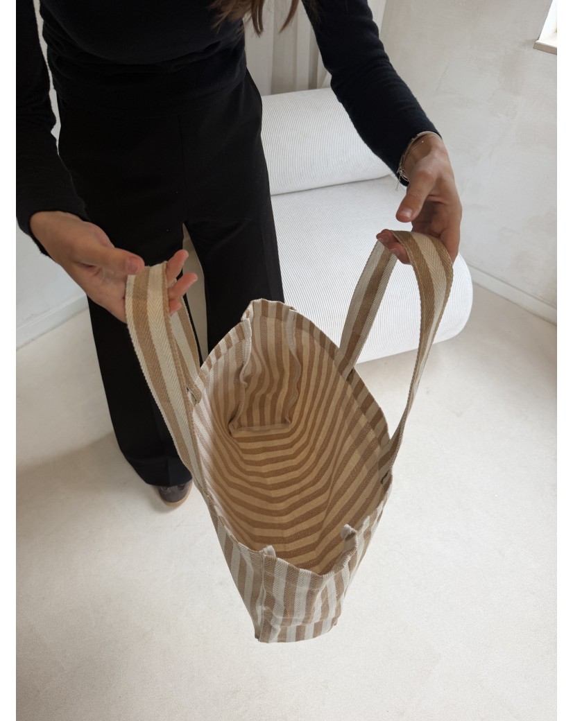 SAC BIARRITZ  BEIGE -  L 🤎(43x15x36cm)