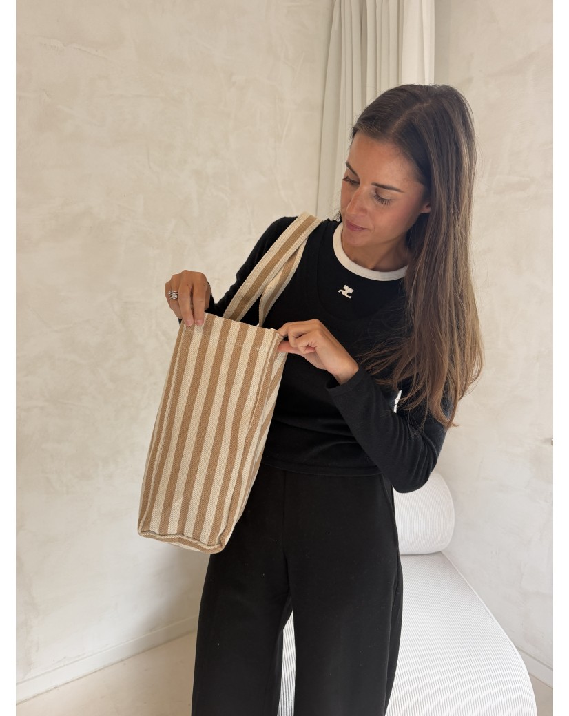 SAC BIARRITZ  BEIGE -  L 🤎(43x15x36cm)