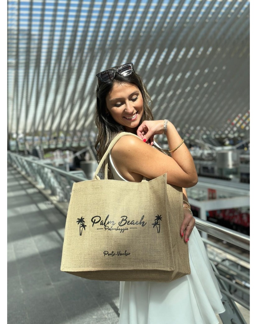 Customized burlap bag with your design imprint - Order now.