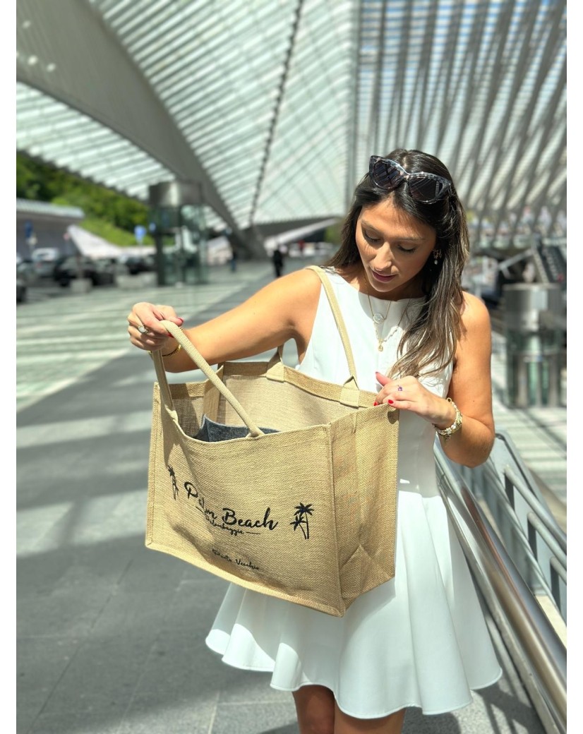 Customized burlap bag with your design imprint - Order now.