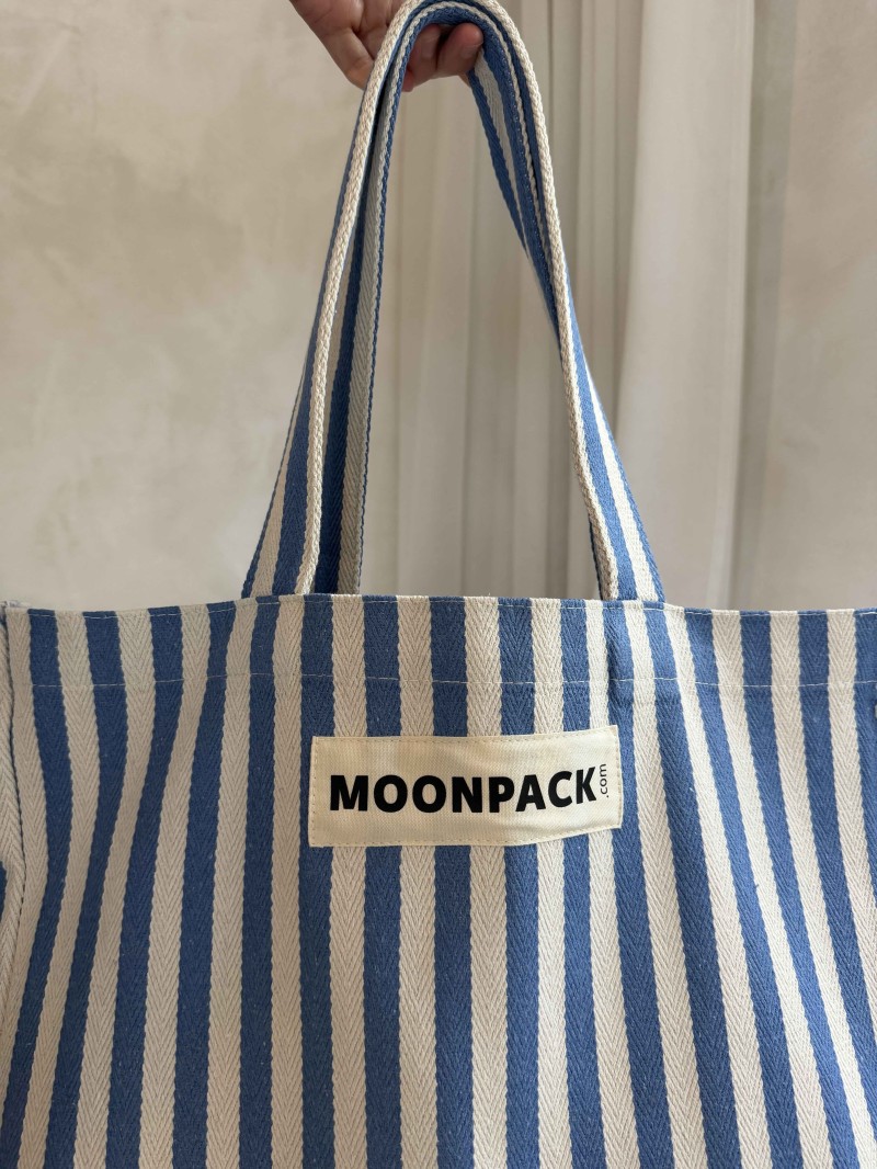SAC BIARRITZ  BLEU - L 🩵 (43x15x36cm)