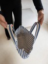 SAC BIARRITZ  BLEU - L 🩵 (43x15x36cm)