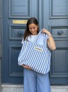 SAC BIARRITZ  BLEU - L 🩵 (43x15x36cm)