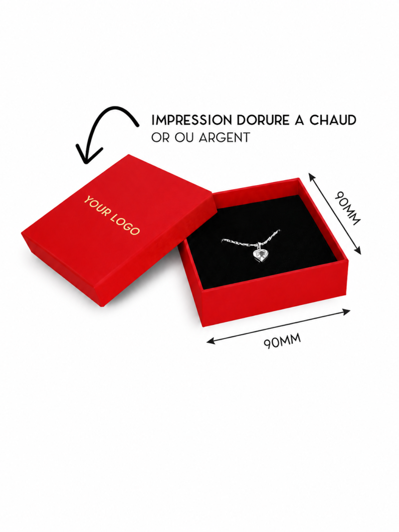 Écrin bijoux - Rouge