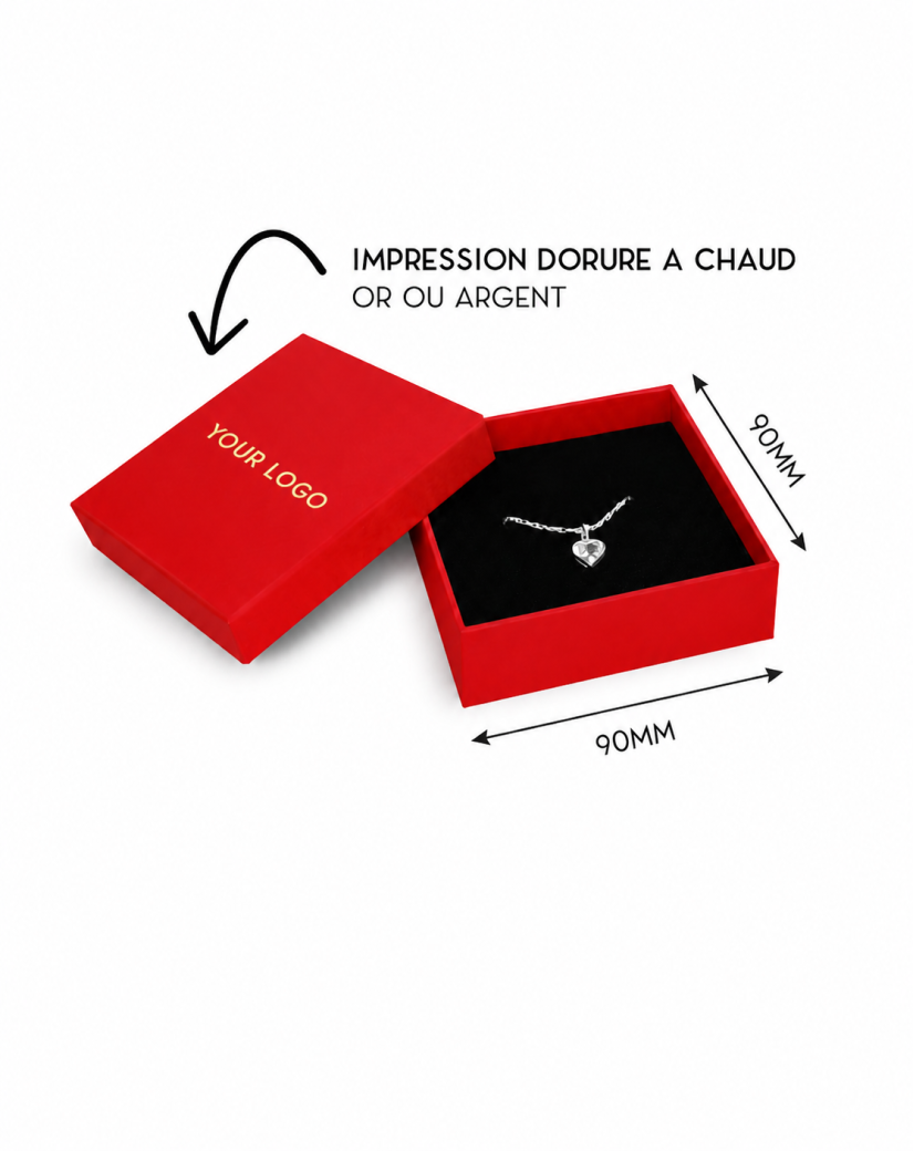 Écrin bijoux - Rouge