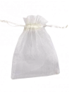 Pochon organza - Blanc S
