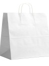 Sac poignée torsadée - Blanc XL sans impression