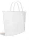 Bolsa de tela no tejida, estilo barco - Blanca L sin impresión