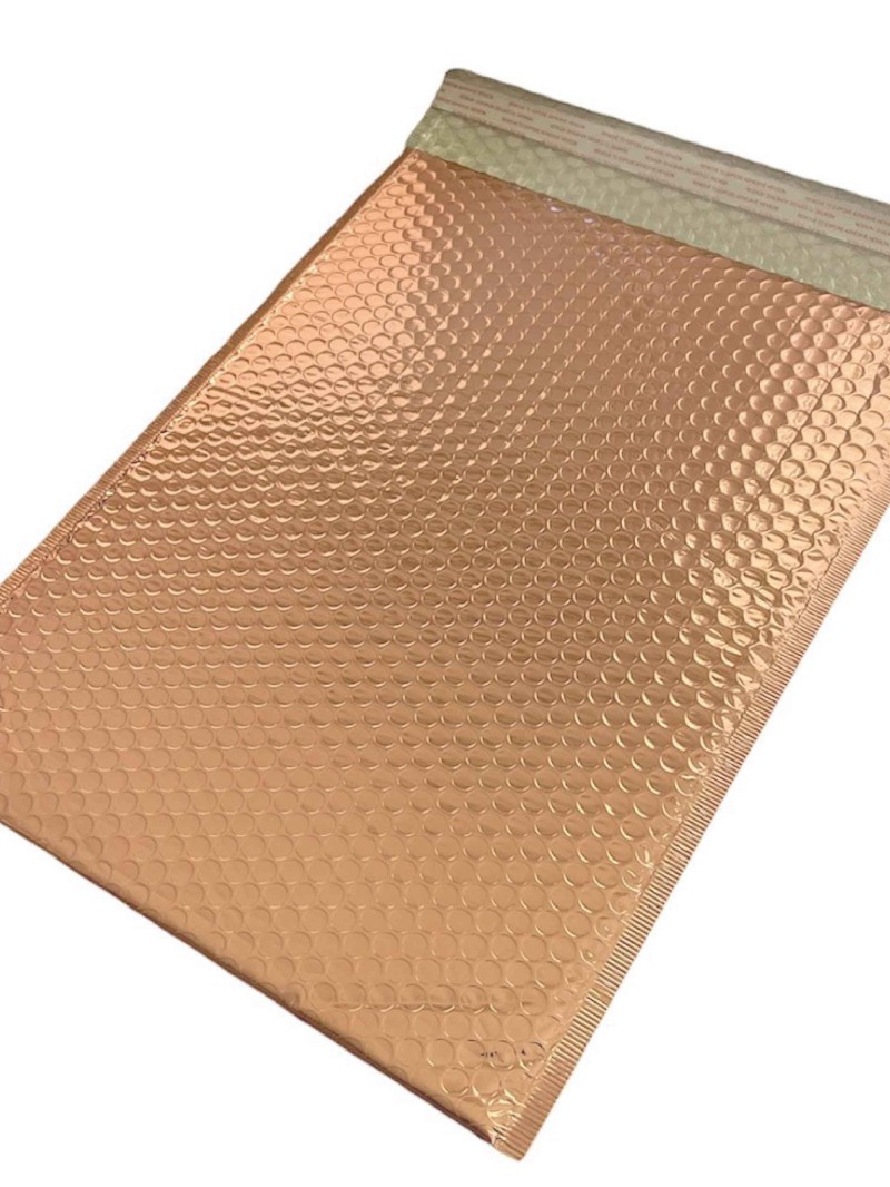 Bolsa burbuja - Oro rosa L